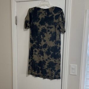 Sanctuary Black and Tan Mini Dress